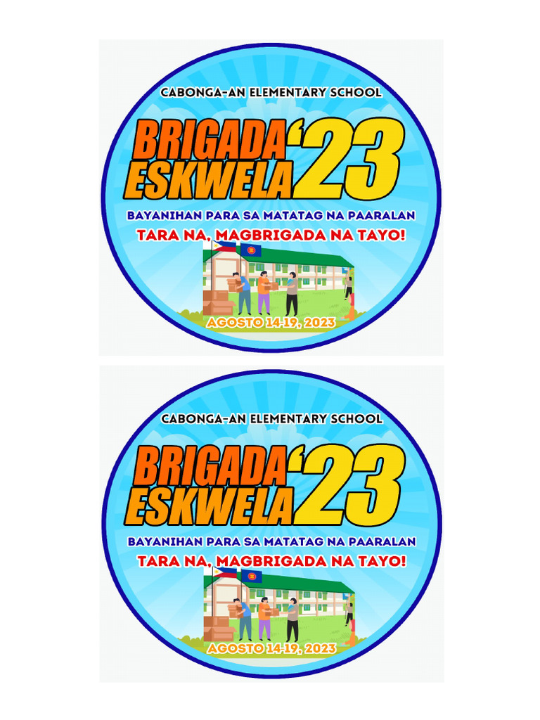 Brigada Eskwela 2023 Lei | PDF