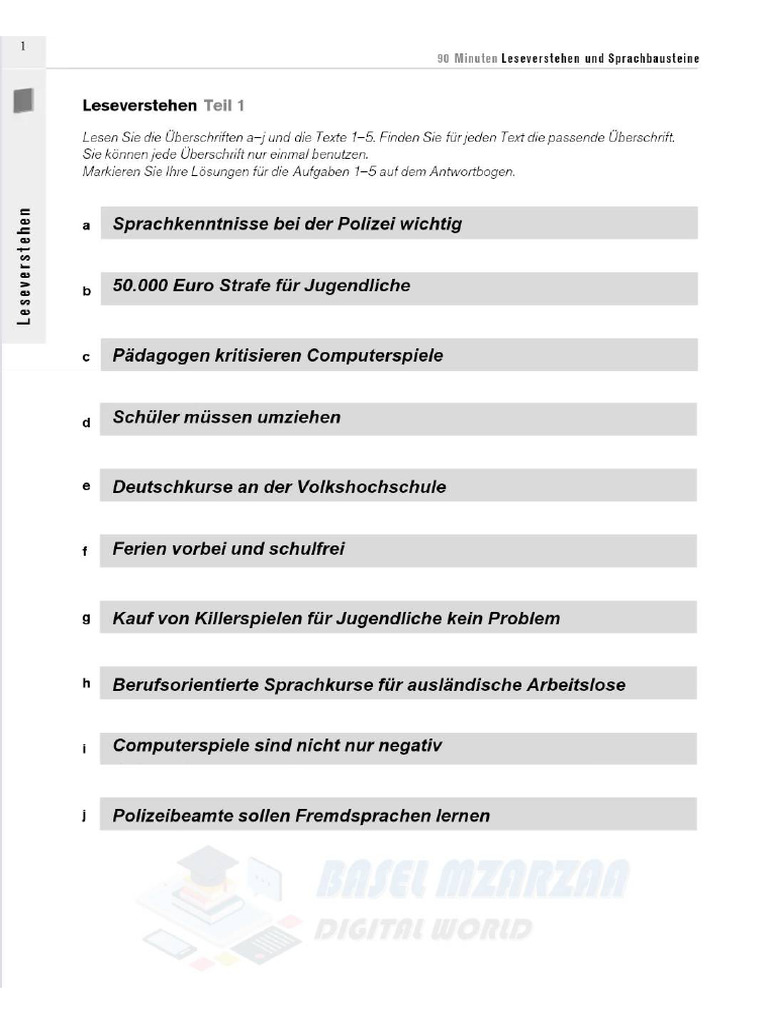 Model Test 5 | PDF