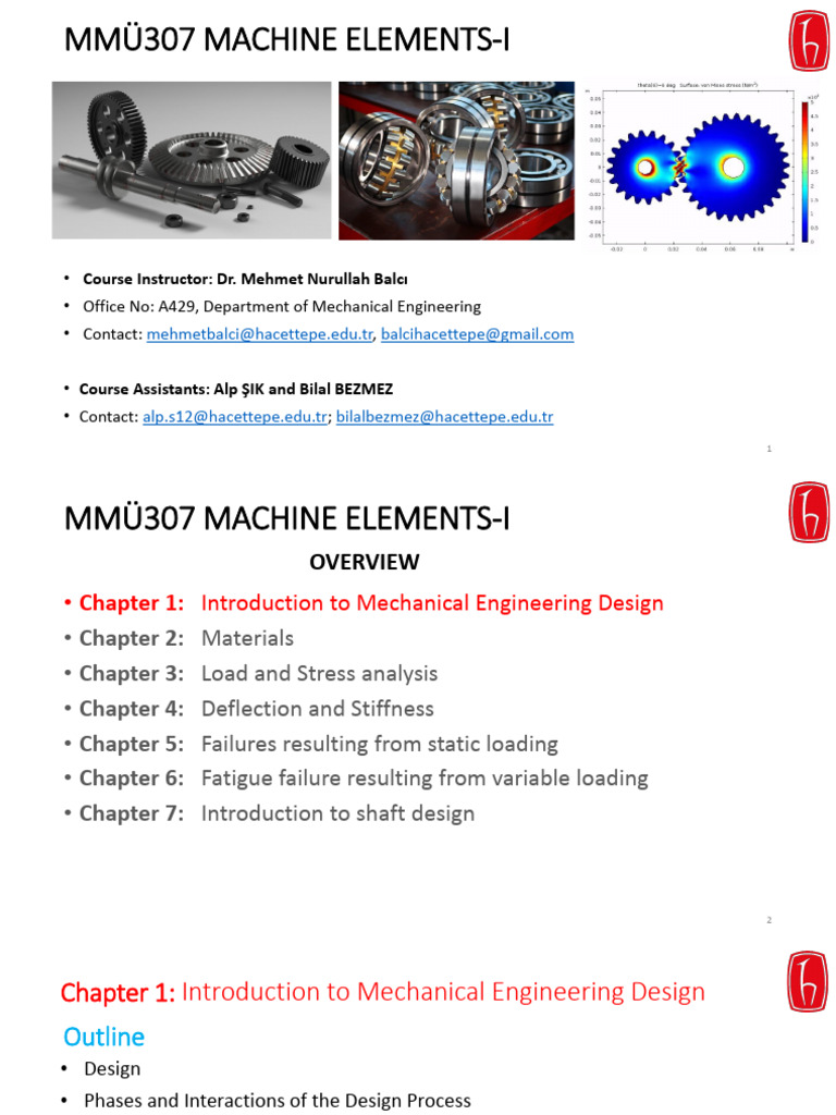 Machine Elements I Course Overview | PDF | Strength Of Materials ...