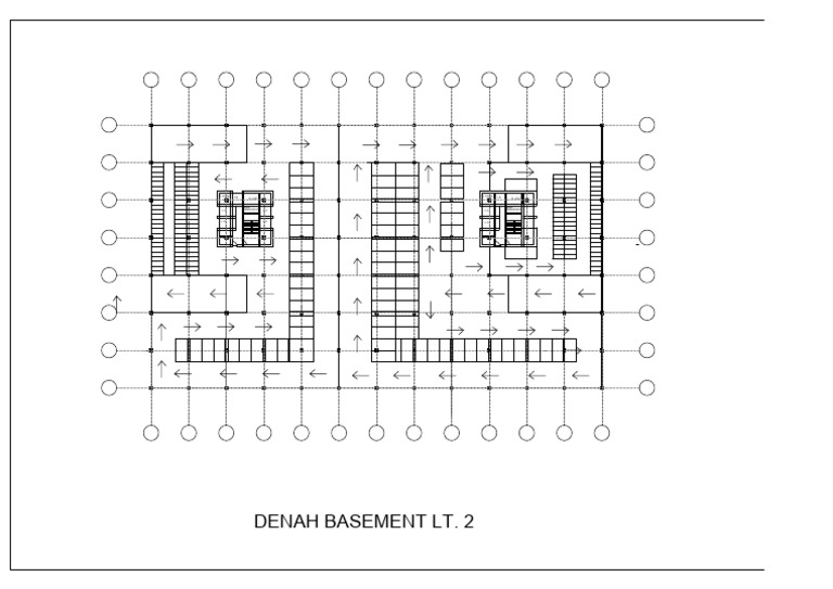 Denah Basement Level 2 Layout | PDF