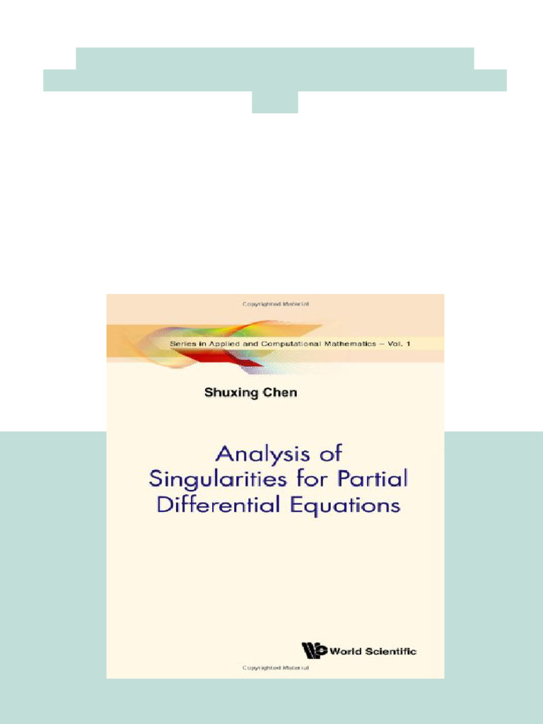 Analysis of Singularities For Partial Differential Equations 1st ...