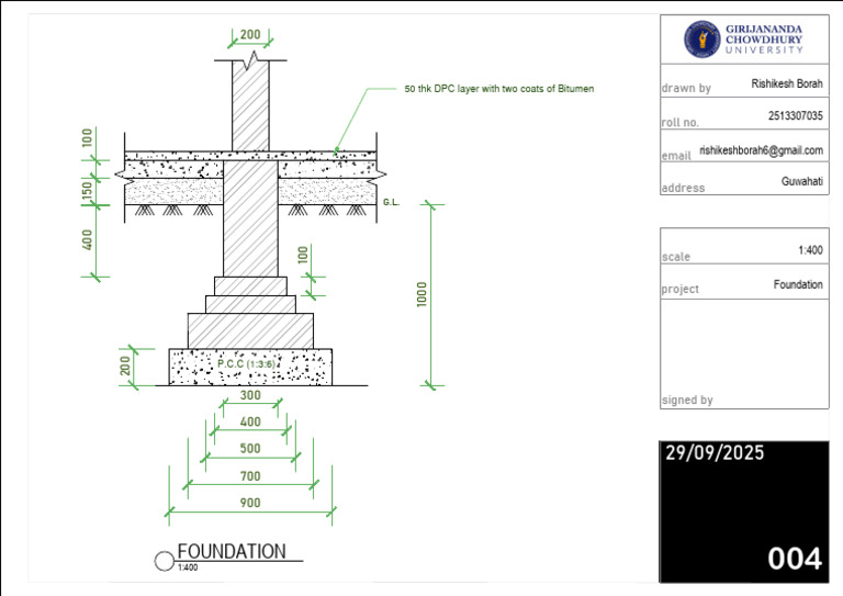 Foundation Construction Specifications | PDF