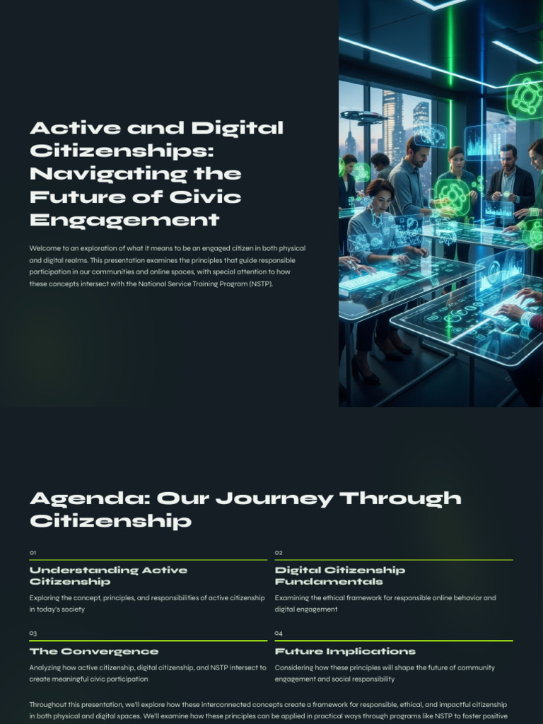 Active and Digital Citizenship Explained | PDF | Civic Engagement ...