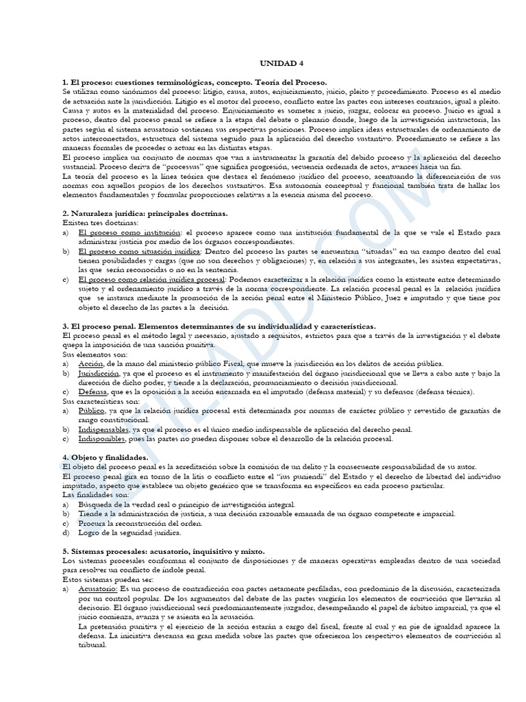 Teoría y naturaleza del proceso penal | PDF | Ley procesal | Jurisdicción