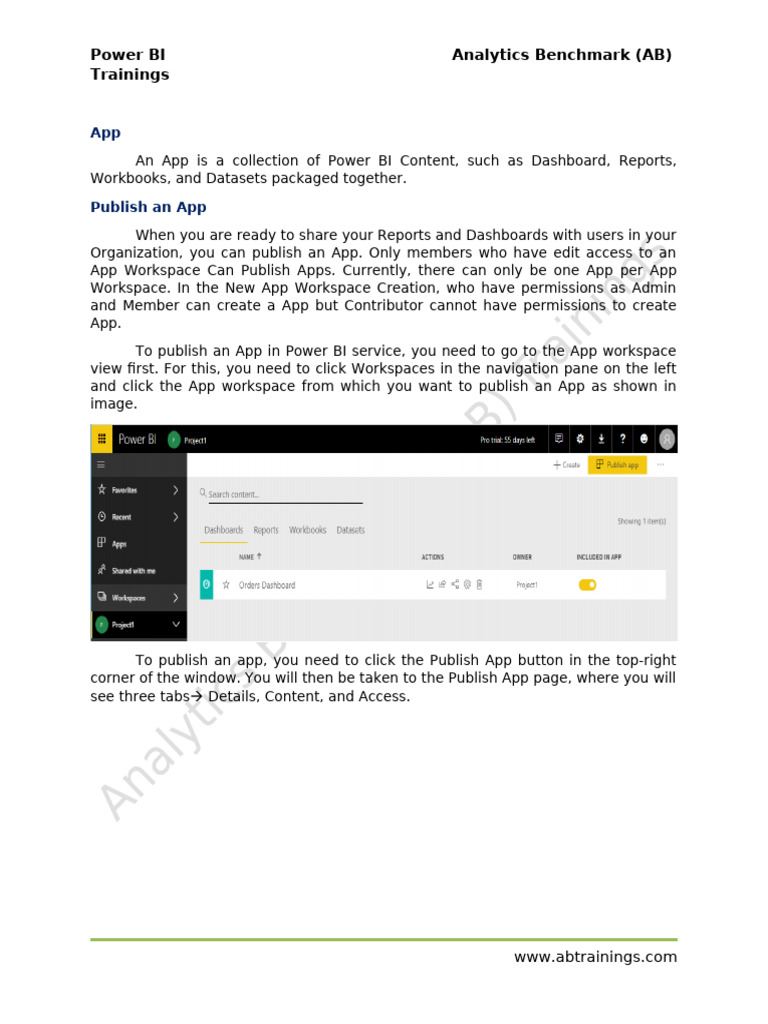 Apps and Content Packs | PDF | Microsoft Excel | Information Technology