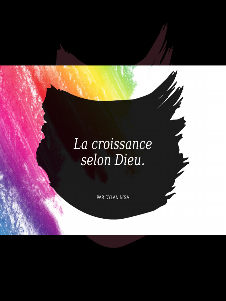 Croissance spirituelle selon Dieu | PDF