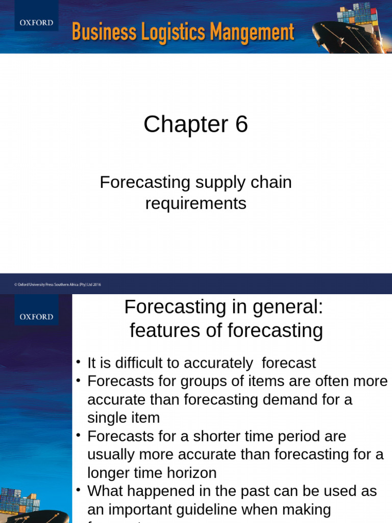 BLM 5e - CH 6 Slides - 0 | PDF | Forecasting | Seasonality