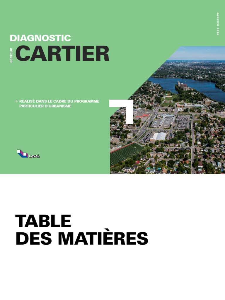 Programme d'Urbanisme Secteur Cartier | PDF | Transport public | Urbanisme