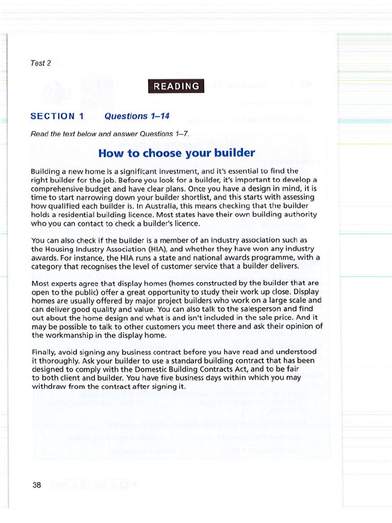 READING Cambridge IELTS 16 General | PDF