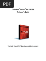 Codegear Delphi For PHP 2.0 Reviewer'S Guide: The Rad Visual PHP Development Environment