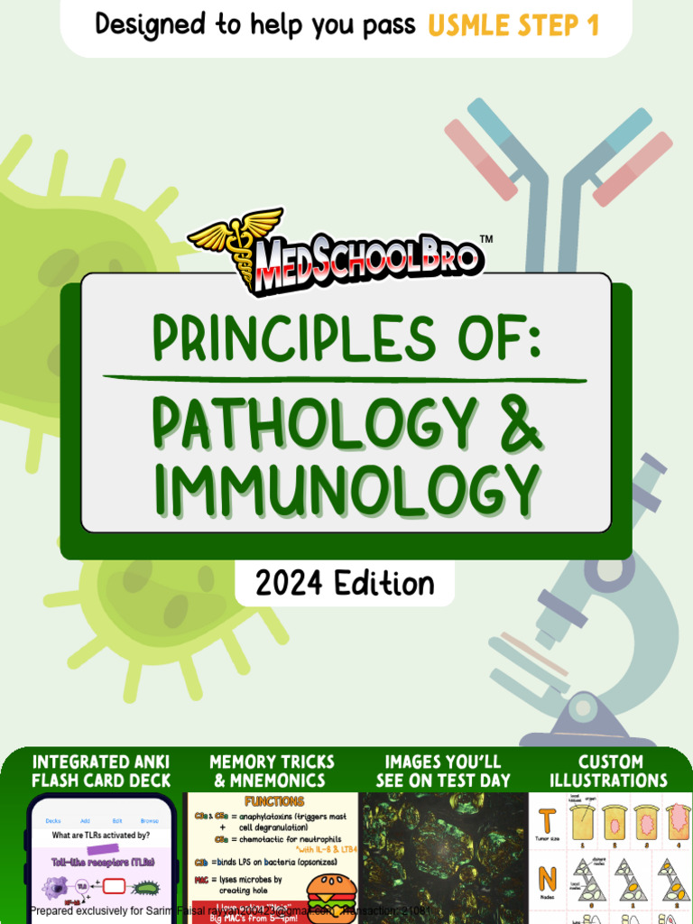 USMLE Step 1 Pathology & Immunology Guide | PDF | Complement System ...