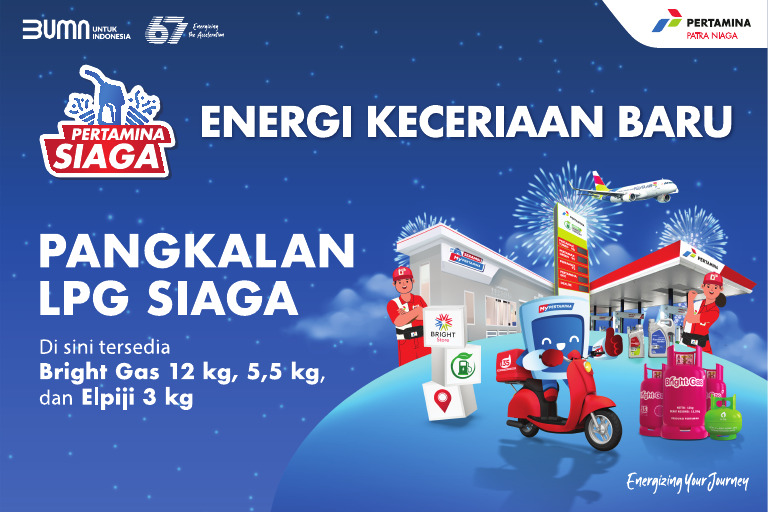Spanduk Nataru 2024 - Banner LPG Siaga 1,5 X 1m | PDF