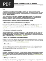 Comoeufaco.com-10 Dicas Para Melhorar Suas Pesquisas No Google