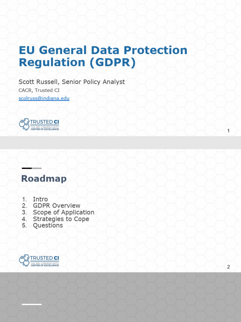 GDPR Overview and Compliance Guide | PDF | Justice | Crime & Violence