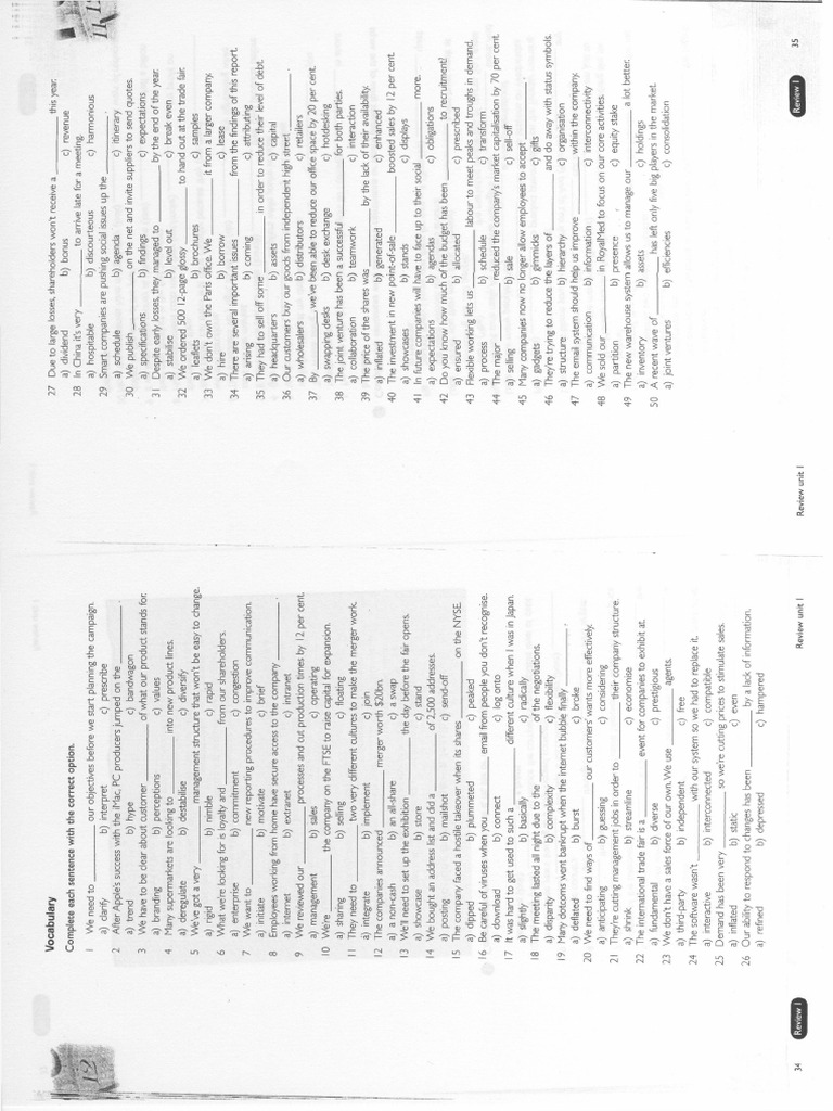 Additional Exercise Type 2 Multi Choice | PDF
