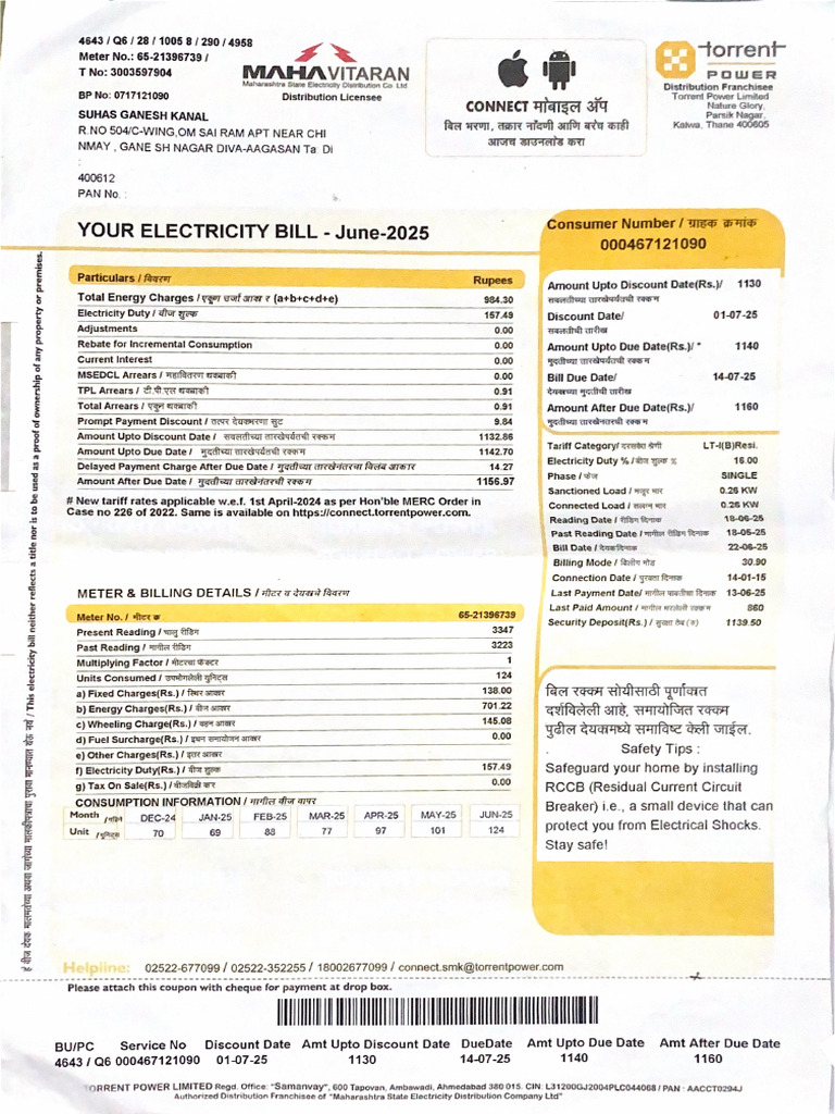 Light Bill | PDF