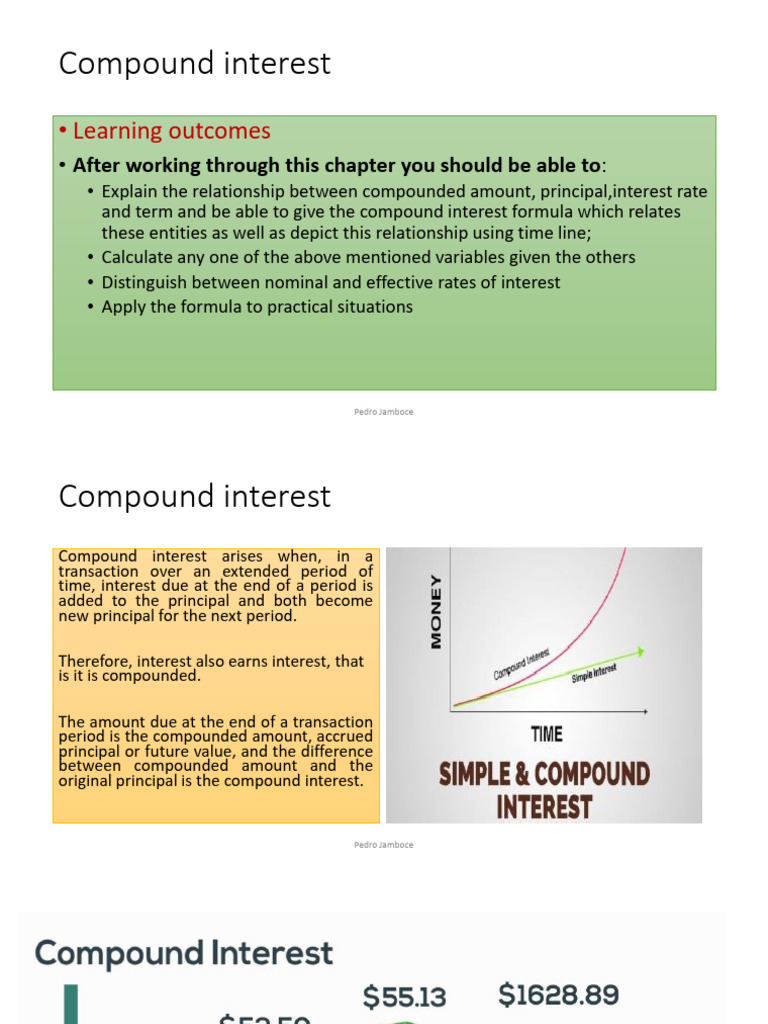 Topic 2-Compound Interest | PDF | Interest | Compound Interest