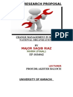 Basic Research Proposal: Major Saqib Riaz