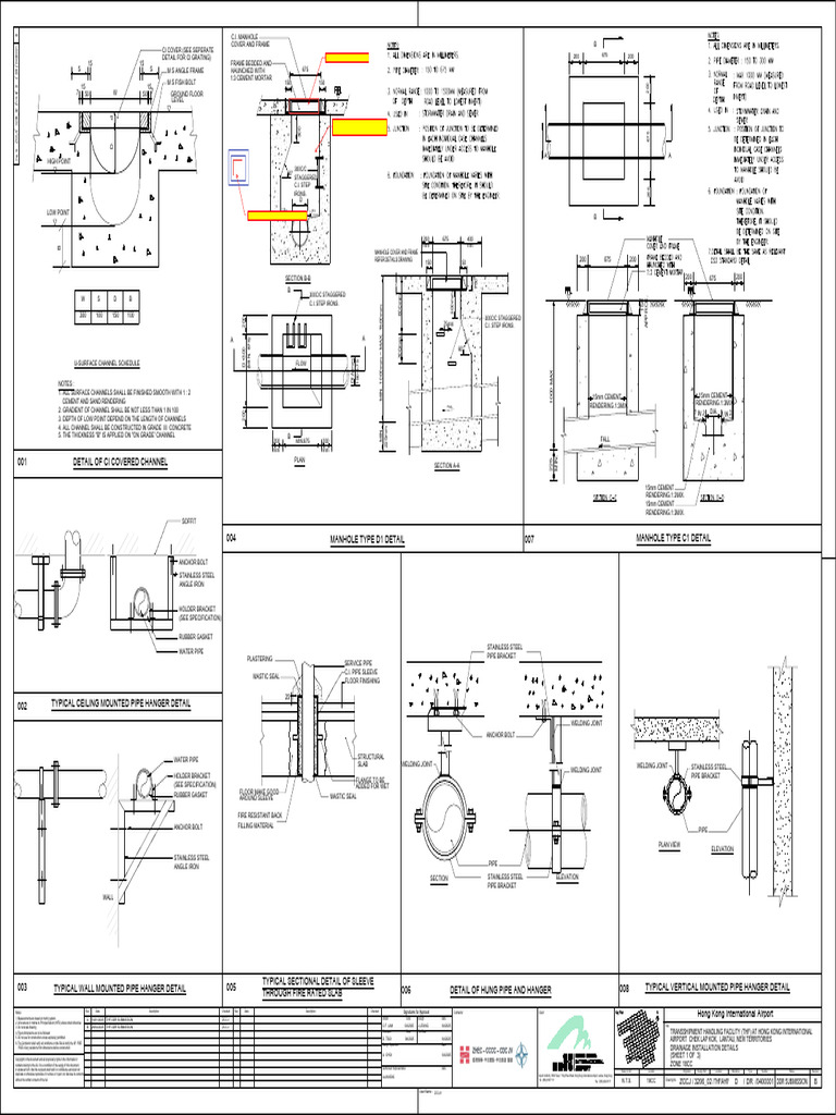 Manhole Markup | PDF | Pipe (Fluid Conveyance) | Building Engineering