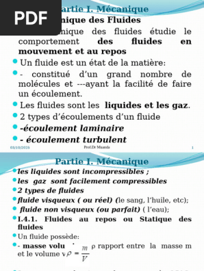 Mécanique des Fluides et Applications | PDF | Vagues