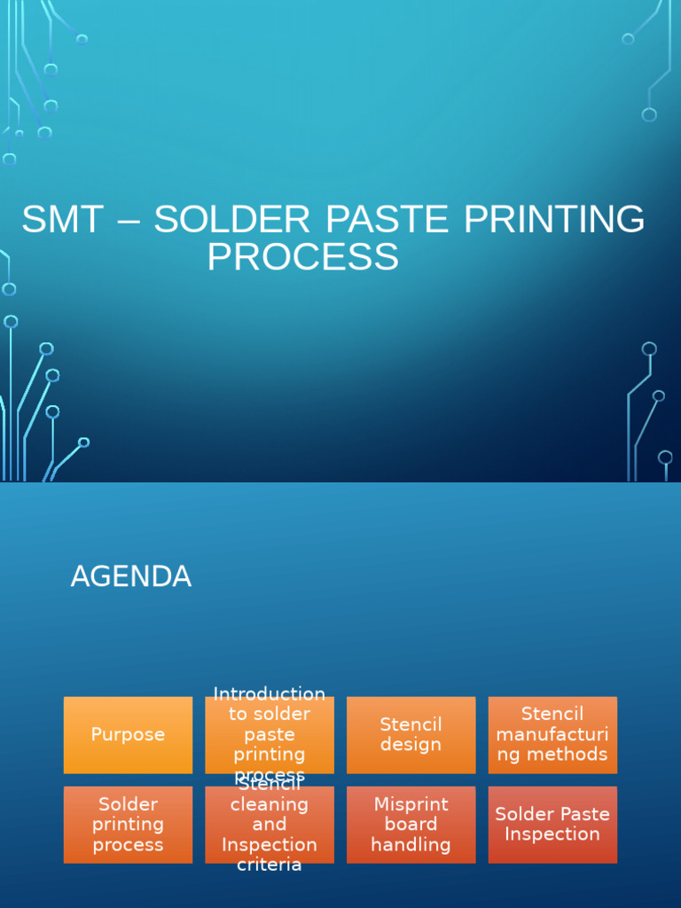 Solder Paste Printing & Inspection Guide | PDF | Secondary Sector Of ...