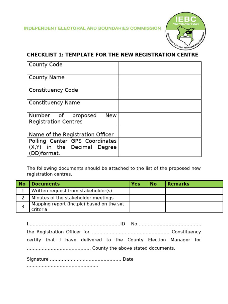 Checklist Mapping New Rcs | PDF