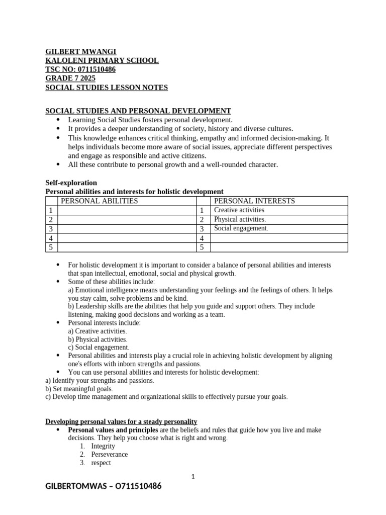 Importance of Social Studies Education | PDF | Psychology
