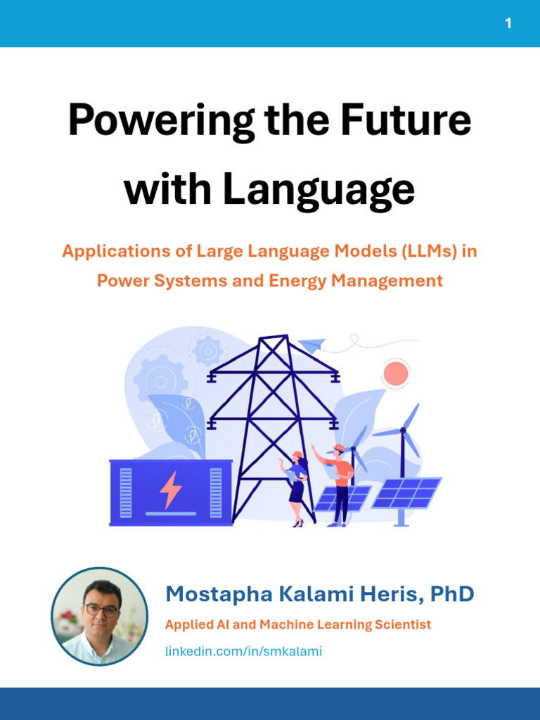 LLMs in Power and Energy Management | PDF | Artificial Intelligence ...