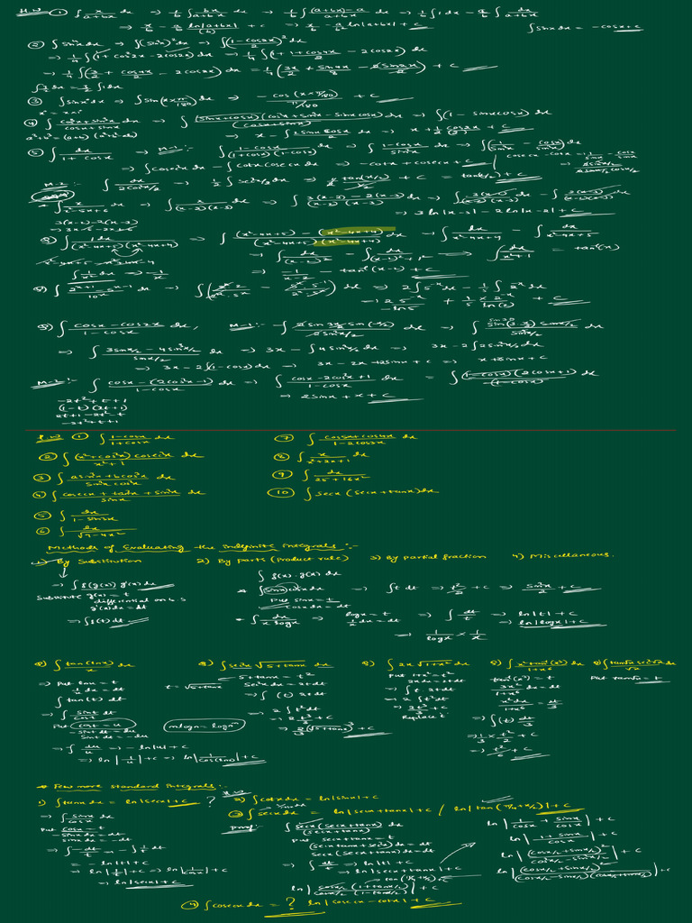 Integration Notes 2 | PDF