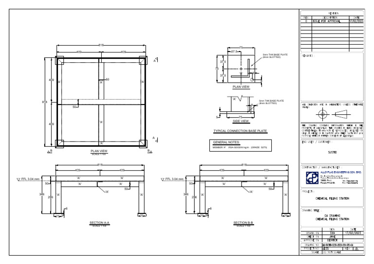 Structural Plan and Section Details | PDF