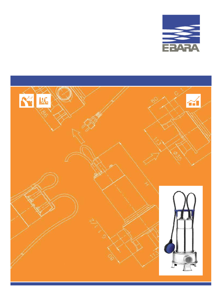 Ebara Submersible Sewage Pumps Guide | PDF | Pump | Bearing (Mechanical)