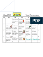 West Menu May 2012