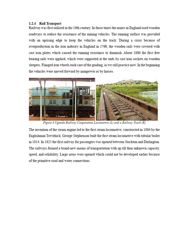 History and Planning of Rail Transport | PDF | Transport | Rail Transport