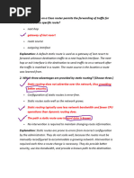 Routing Concepts and Configuration Exam | PDF | Ip Address | Router ...
