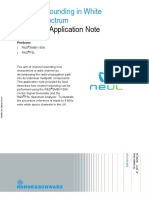 Customer Application Note: Channel Sounding in White Space Spectrum
