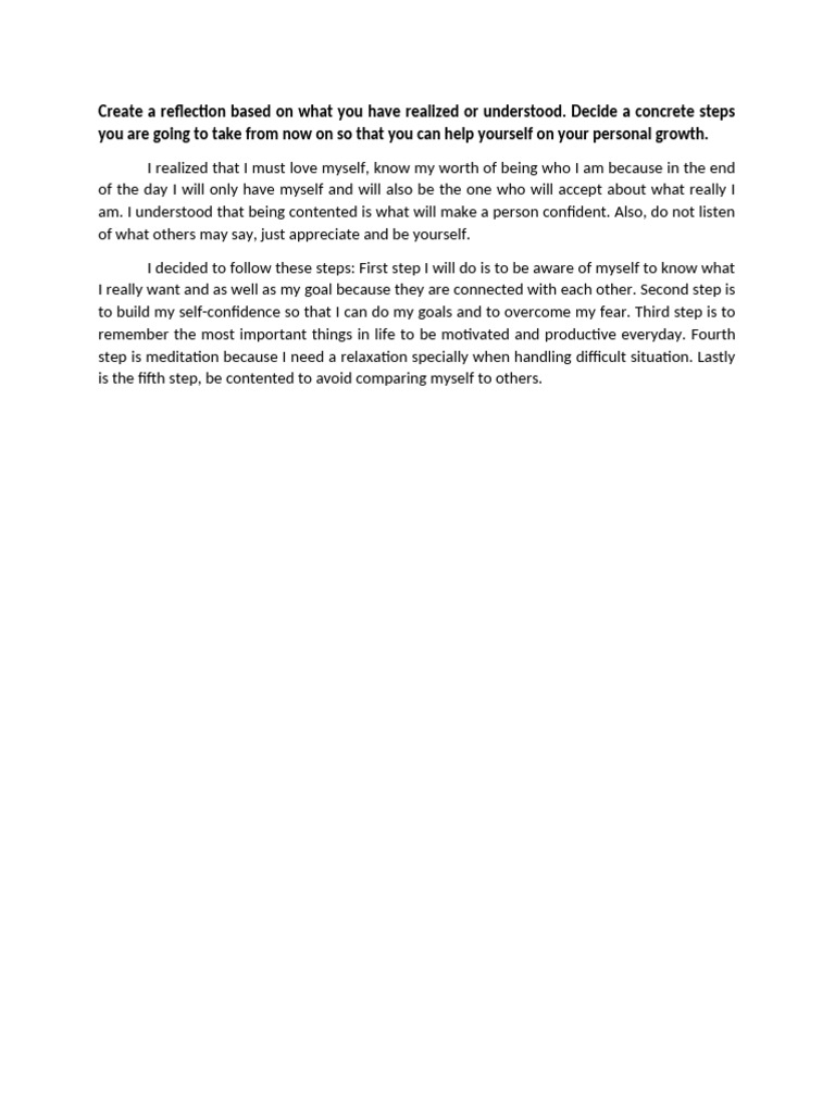 Reflection | PDF