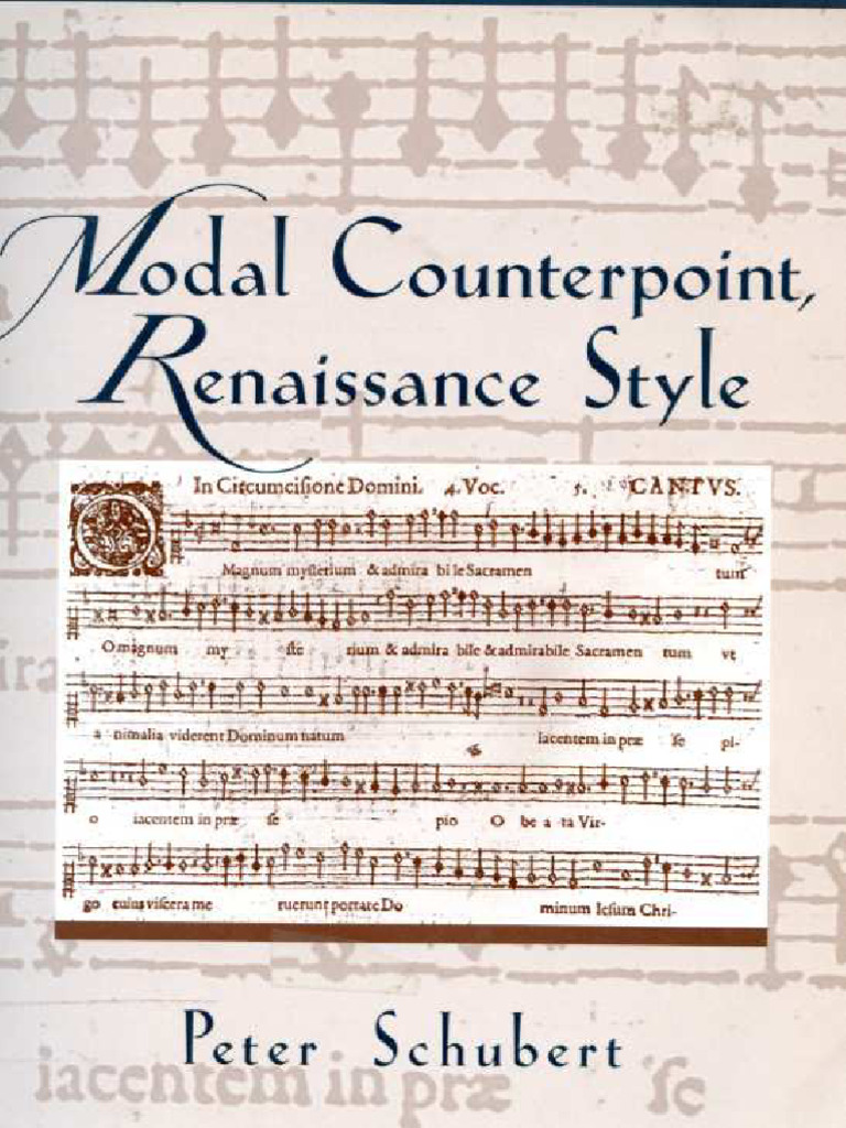 Modal Counterpoint Renaissance Style | PDF