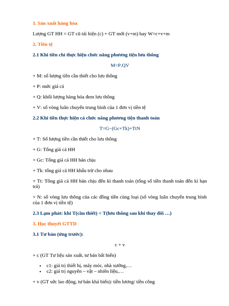 Công TH C KTCT | PDF