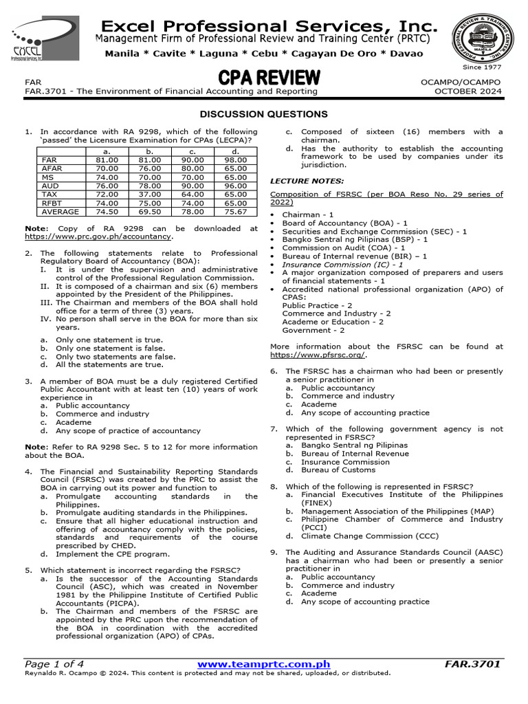FSRSC vs AASC: Agency Representation | PDF | International Financial ...
