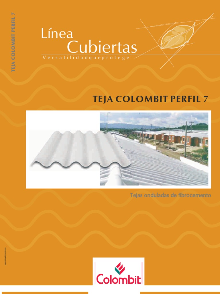 TEJAS P7 FIBROCEMENTO | Techo | Tornillo