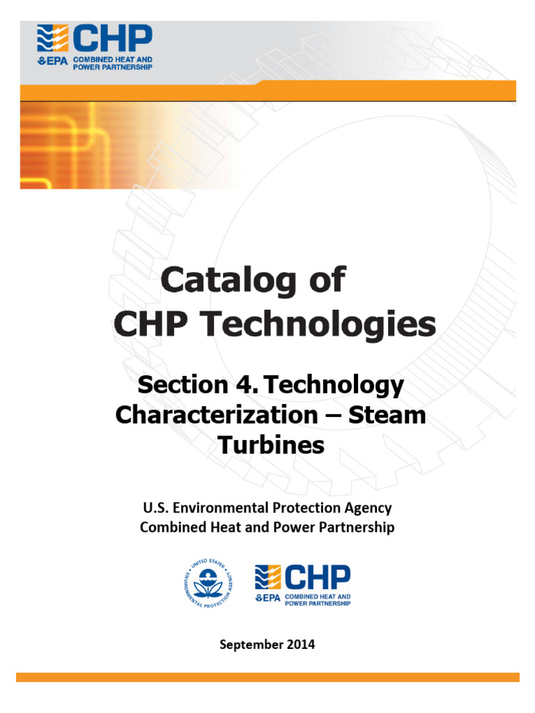Steam Turbines in CHP Applications | PDF | Cogeneration | Steam