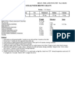 Swiss Steak With Brown Gravy: Meat, Fish, and Poultry No.L 016 01