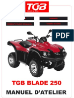 Manuel Atelier Blade TGB 250