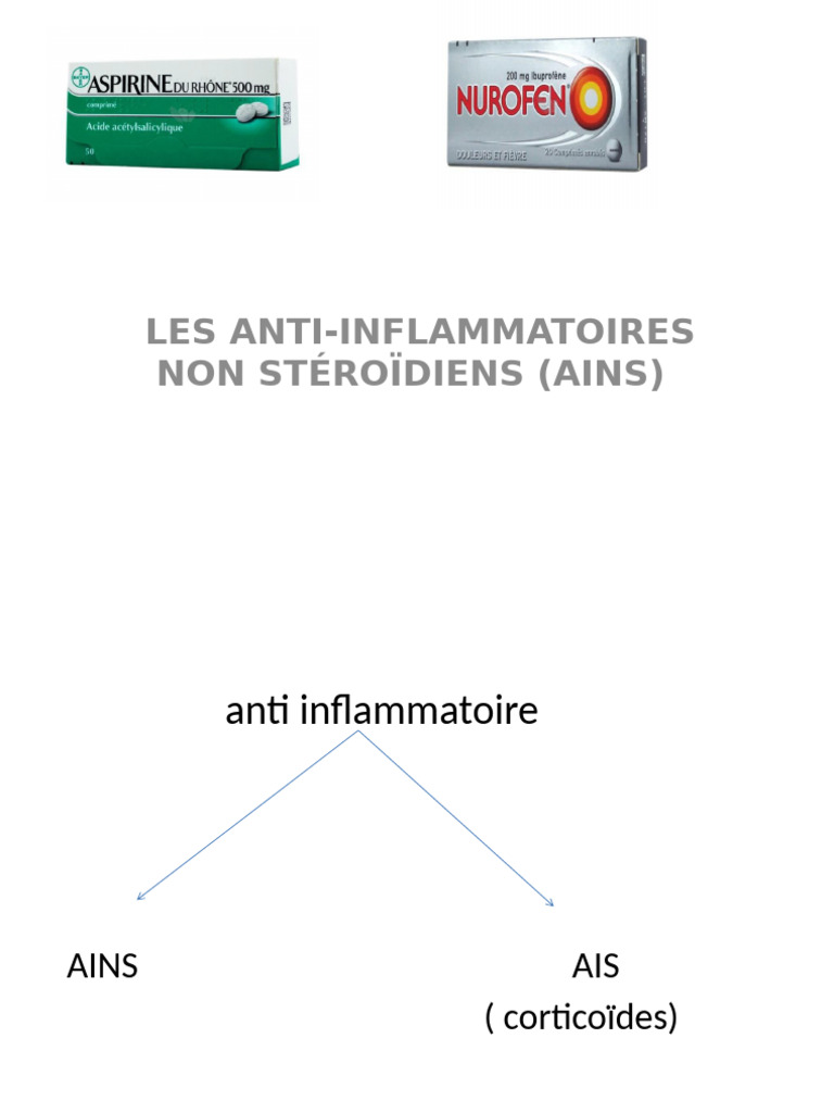 Guide complet sur les AINS et leurs effets | PDF | Anti-inflammatoire ...