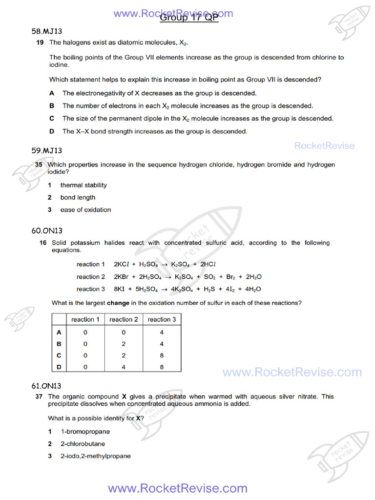 Group 17 QP | PDF
