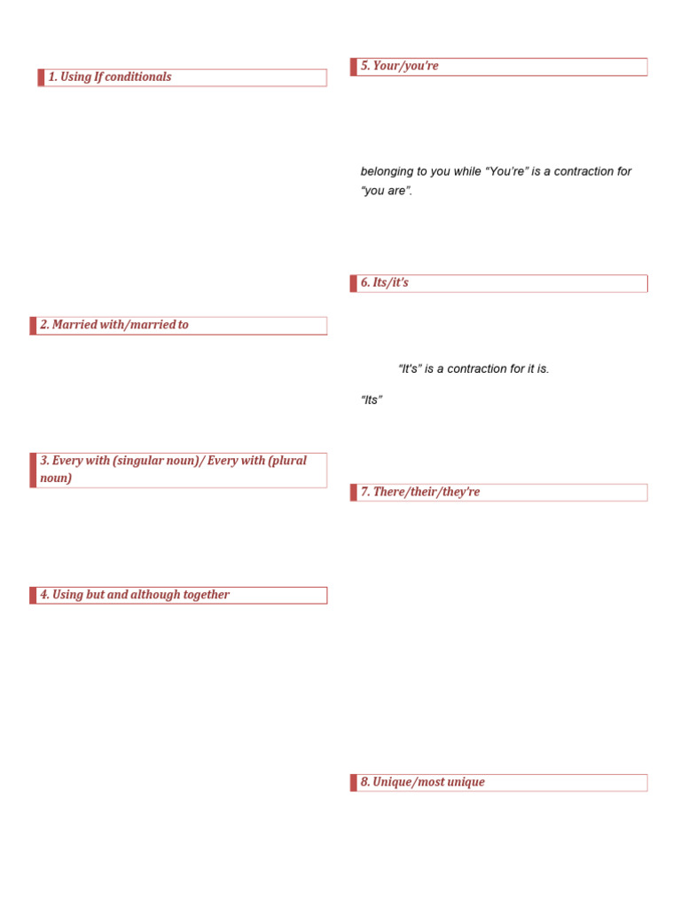 Common English Grammar Mistakes | PDF | Grammatical Number | Verb
