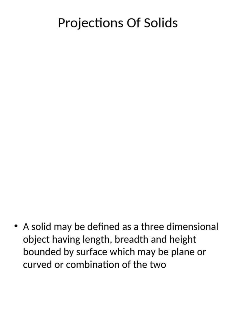 Projections and Classification of Solids | PDF | Triangle | Tetrahedron