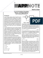 AN9420.1 Current Feedback Theory and Applications - Harris