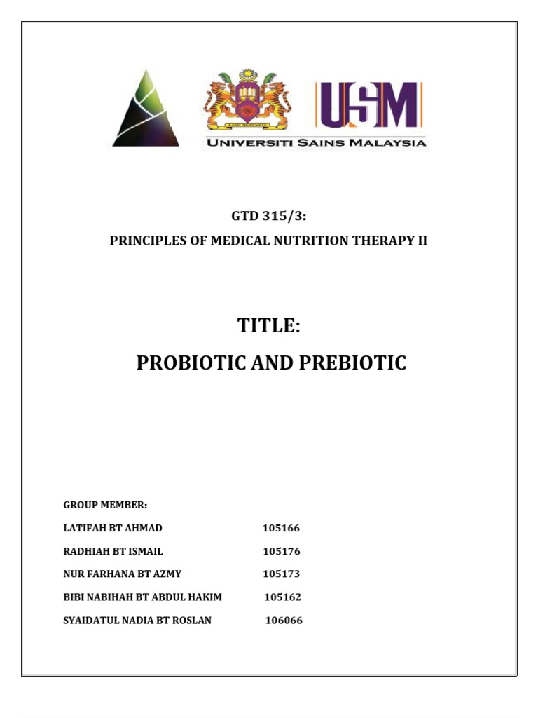 Probiotics and Prebiotics Overview | PDF | Probiotic | Gut Flora