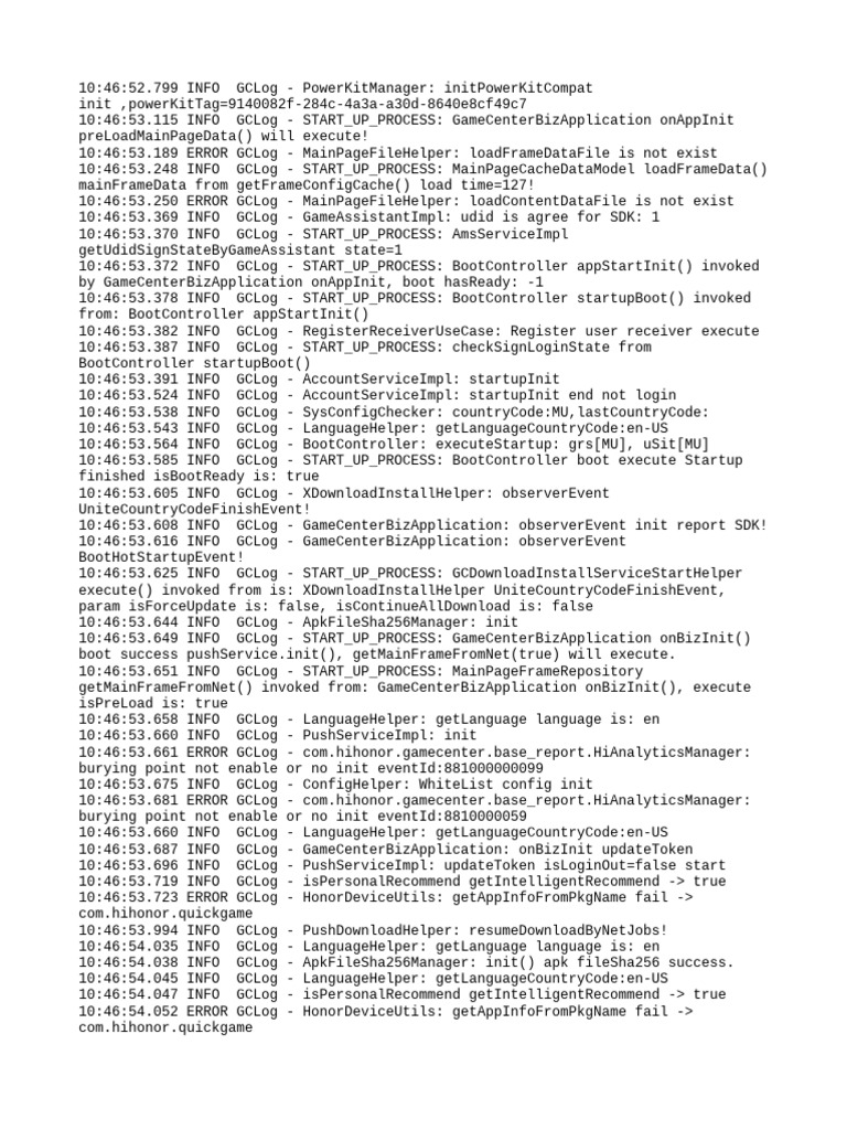 GameCenter Initialization Log Analysis | PDF | Hypertext Transfer ...